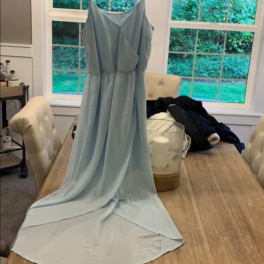 Worn once chiffon high low dress